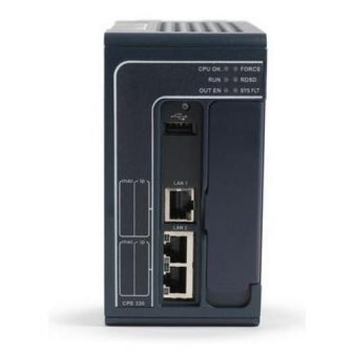 RX3I CPE330; 2 SLOT; DUAL CORE; 1GHZ 64MB CPU WITH 3 ETHERNET AND EMBEDDED PNC